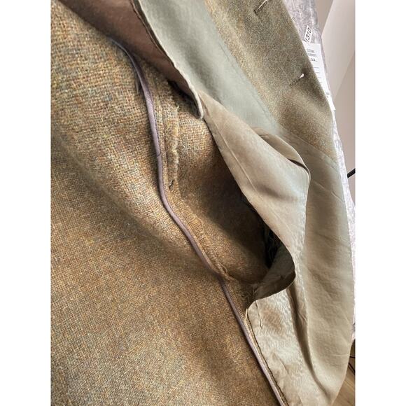 Vtg Harris Tweed Wool Blazer L-XL Vernon Barleycorn Heathered Donegal Scotland - Picture 9 of 9